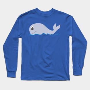 Happy Whale Long Sleeve T-Shirt